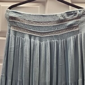 Elegant Blue Women's Skirt